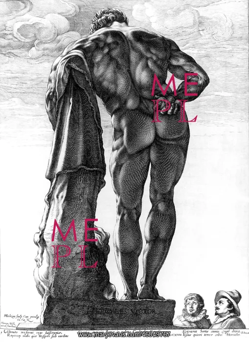 : Heracles, Greek deity and divine hero, full length : Heracles, Greek deity and divine hero, full length