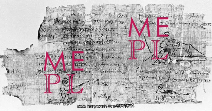 : Heracles poem on papyrus : Heracles poem on papyrus