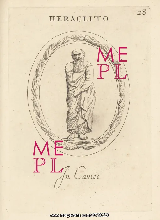 : Heraclitus of Ephesus, ancient Greek philosopher : Heraclitus of Ephesus, ancient Greek philosopher