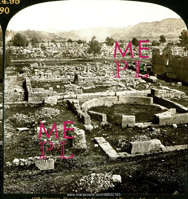  : The Heraeon and Temple of Zeus, Olympia, Greece