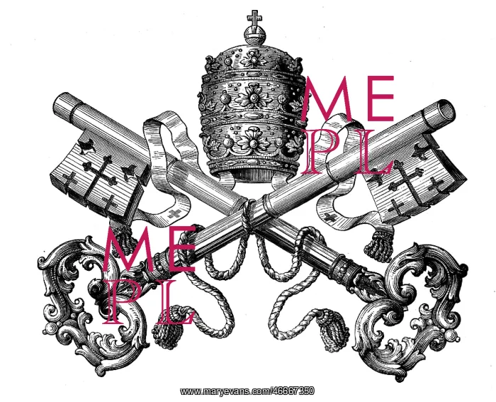 : heraldry, emblems, Vatican, tiara and key as : heraldry, emblems, Vatican, tiara and key as