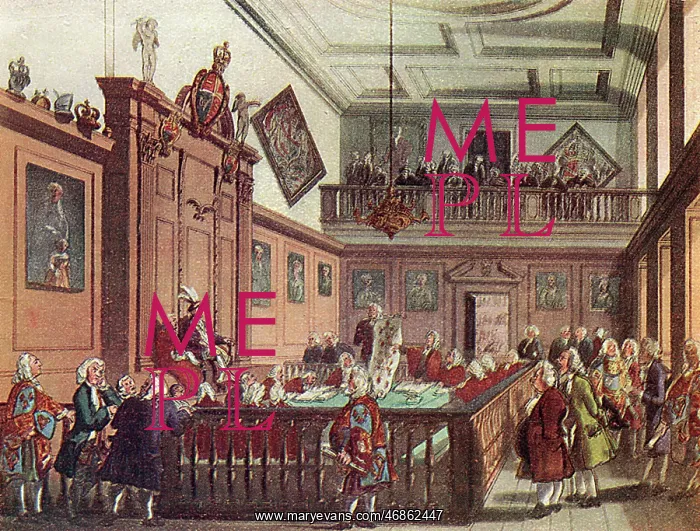 : Heralds College, The Hall, 1808 : Heralds College, The Hall, 1808