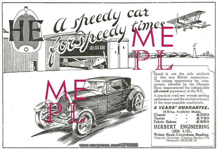 : Herbert Engineering: HE A Speedy Car For Speedy Times : Herbert Engineering: HE A Speedy Car For Speedy Times
