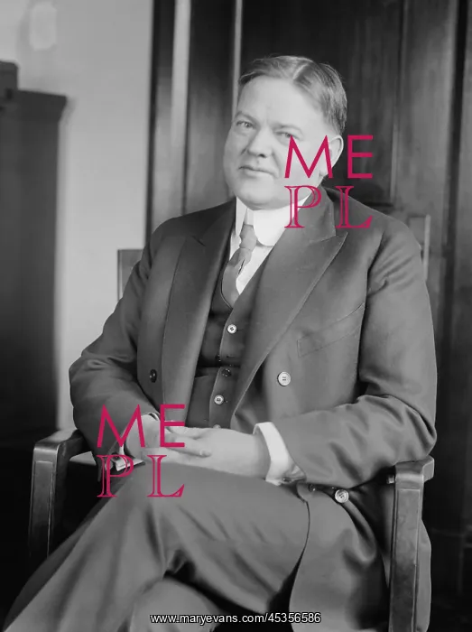 : Herbert Hoover in 1921, as Secretary of Commerce : Herbert Hoover in 1921, as Secretary of Commerce