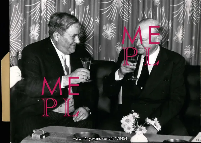 : Herbert Hoover and Carlo Schmid in Germany : Herbert Hoover and Carlo Schmid in Germany
