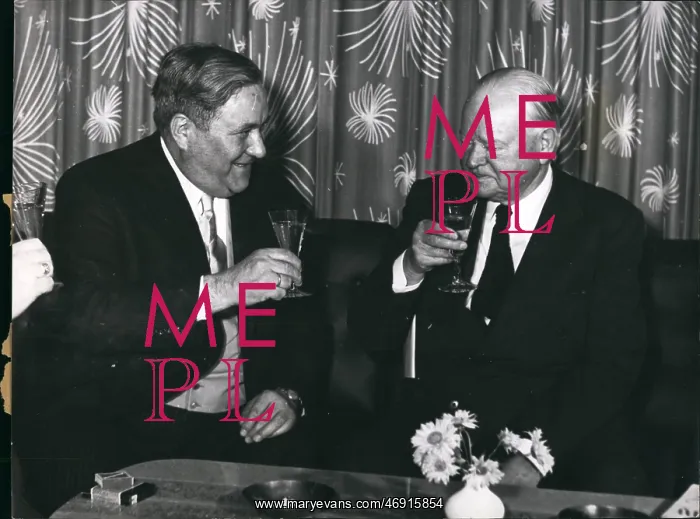: Herbert Hoover and Carlo Schmid in Germany : Herbert Hoover and Carlo Schmid in Germany