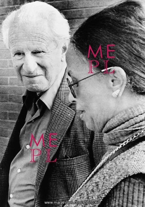 : Herbert Marcuse talks with Mrs. Sallye Davis, mother : Herbert Marcuse talks with Mrs. Sallye Davis, mother