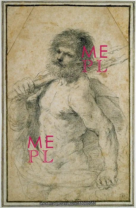 : Hercules. Giovanni Francesco Barbieri, called Guercino : Hercules. Giovanni Francesco Barbieri, called Guercino