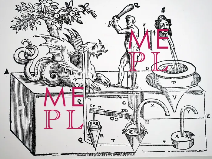 : Hercules and the Dragon - a mechanical model by : Hercules and the Dragon - a mechanical model by