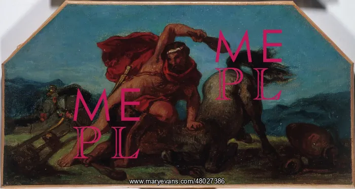: Hercules slaying the centaur Nessus : Hercules slaying the centaur Nessus