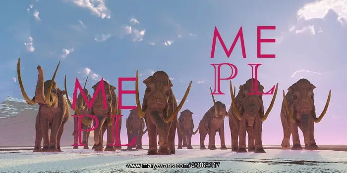 : A herd of Columbian Mammoths migrate to a warmer climate : A herd of Columbian Mammoths migrate to a warmer climate