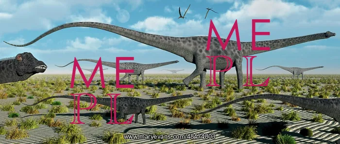 : A herd of giant Diplodocus dinosaurs on the move : A herd of giant Diplodocus dinosaurs on the move