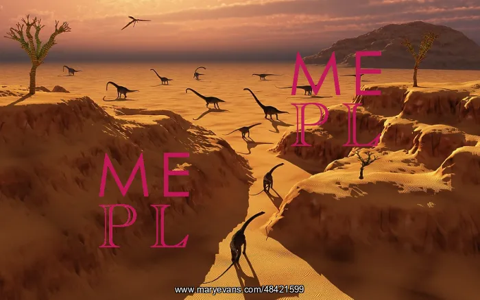 : A herd of Omeisaurus dinosaurs migrate to greener pastures : A herd of Omeisaurus dinosaurs migrate to greener pastures