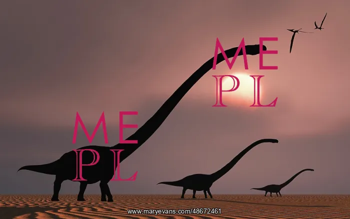 : A herd of Omeisaurus dinosaurs silhouetted against : A herd of Omeisaurus dinosaurs silhouetted against