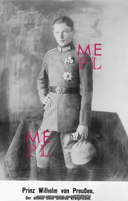 : Hereditary Prince Wilhelm of Prussia, 1918 : Hereditary Prince Wilhelm of Prussia, 1918