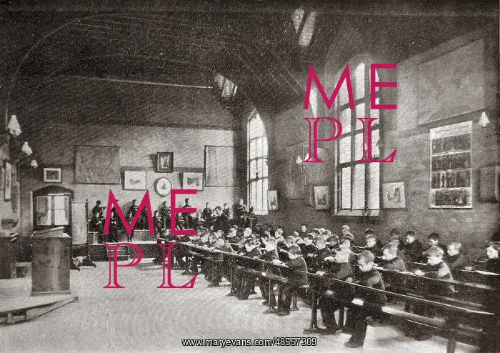 : Hereford Industrial School Schoolroom : Hereford Industrial School Schoolroom
