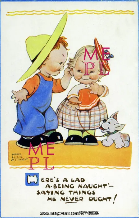 : Here's a lad a-being naught - saying things he never ought! : Here's a lad a-being naught - saying things he never ought!