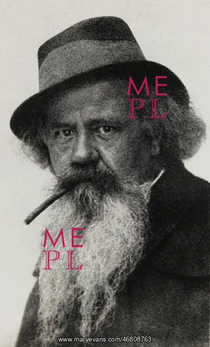 : Hermann Bahr with hat : Hermann Bahr with hat