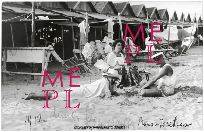 : Hermann Bahr with his wife : Hermann Bahr with his wife