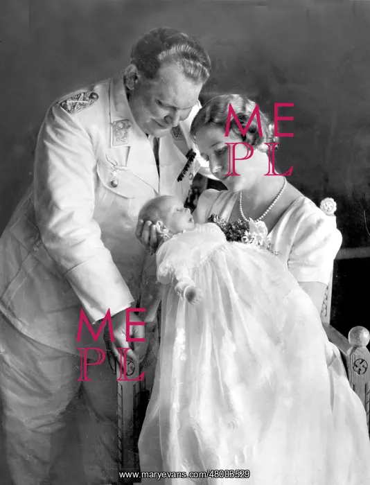 : Hermann and Emmy Goering at the baptism of their daughter Ed : Hermann and Emmy Goering at the baptism of their daughter Ed