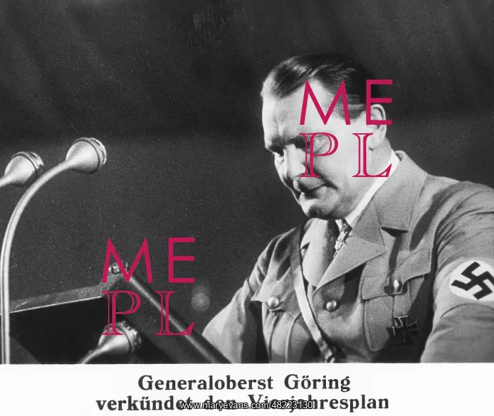 : Hermann Gnring during a speech, 1936 : Hermann Gnring during a speech, 1936