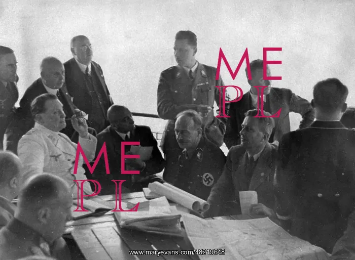 : Hermann Goering with Austrian business leaders, 1938 : Hermann Goering with Austrian business leaders, 1938