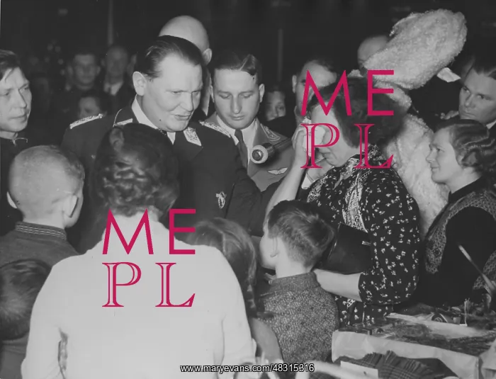 : Hermann Goering at a charity event, 1938 : Hermann Goering at a charity event, 1938