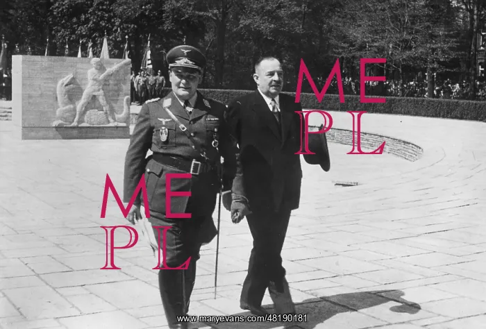 : Hermann Goering with Dr. Borbet, 1935 : Hermann Goering with Dr. Borbet, 1935
