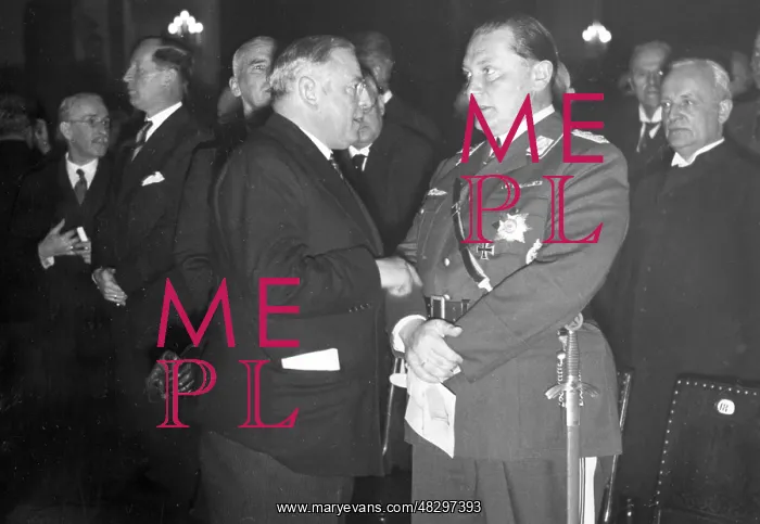 : Hermann Goering with Franz Seldte, 1933 : Hermann Goering with Franz Seldte, 1933