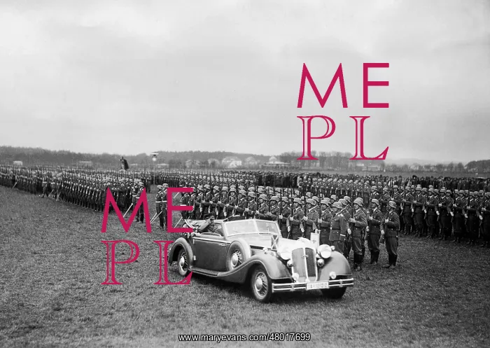 : Hermann Goering in a Horch car : Hermann Goering in a Horch car