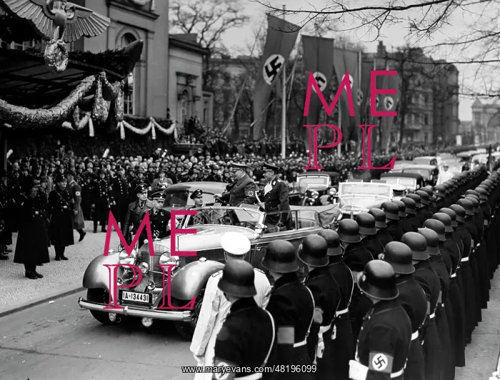 : Hermann Goering in front of the Kroll Opera House, 1938 : Hermann Goering in front of the Kroll Opera House, 1938