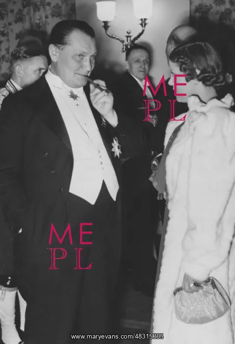 : Hermann Goering with Maria Cebotari, 1937 : Hermann Goering with Maria Cebotari, 1937