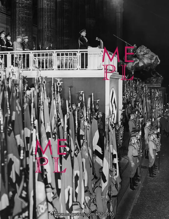 : Hermann Goering at the May Day rally in the Lustgarten : Hermann Goering at the May Day rally in the Lustgarten