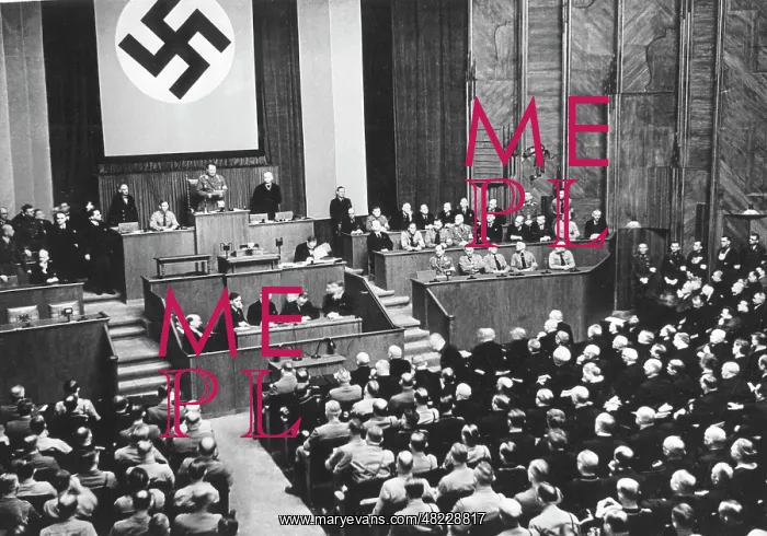 : Hermann Goering at the opening of the Reichstag in the Kroll : Hermann Goering at the opening of the Reichstag in the Kroll