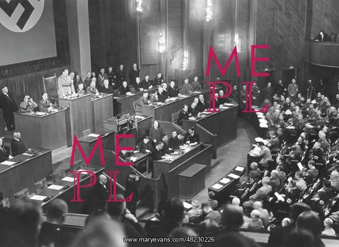 : Hermann Goering at the opening of the Reichstag in the Kroll : Hermann Goering at the opening of the Reichstag in the Kroll