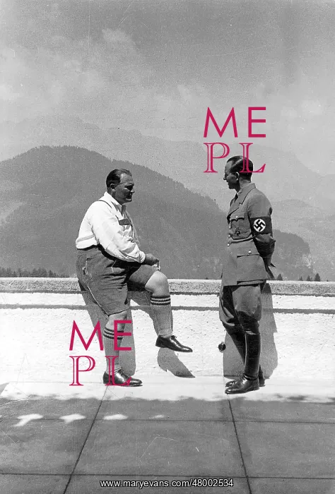 : Hermann Goering with Otto Dietrich : Hermann Goering with Otto Dietrich