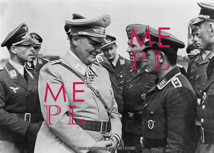 : Hermann Goering with pilots of the Luftwaffe, 1943 : Hermann Goering with pilots of the Luftwaffe, 1943