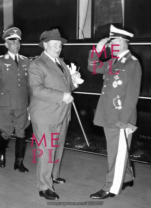 : Hermann Goering returns from Austria, 1938 : Hermann Goering returns from Austria, 1938