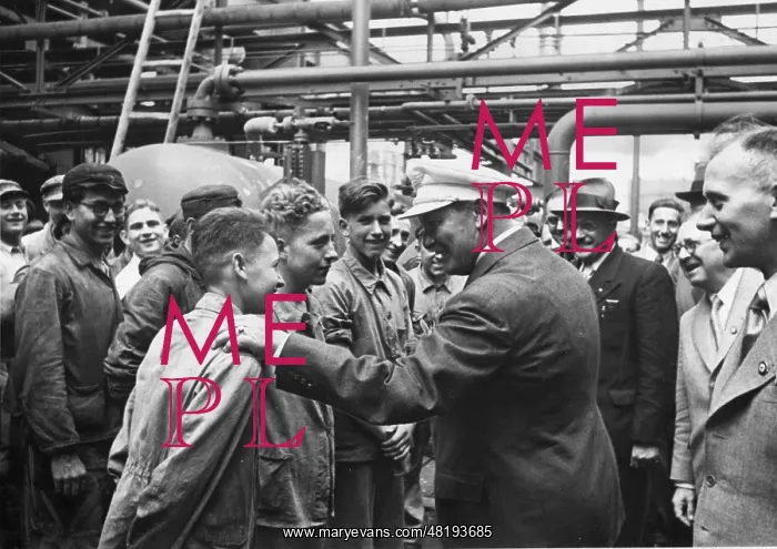 : Hermann Goering in the Ruhr region, 1939 : Hermann Goering in the Ruhr region, 1939