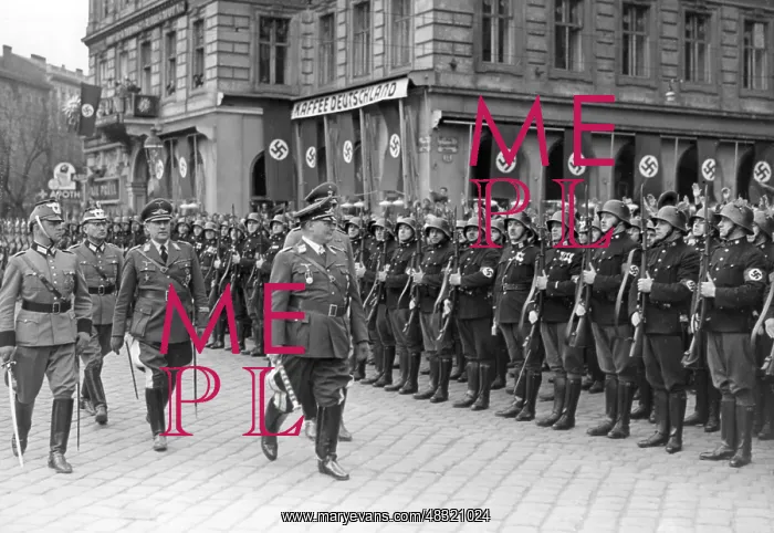 : Hermann Goering during a visit to Vienna after : Hermann Goering during a visit to Vienna after