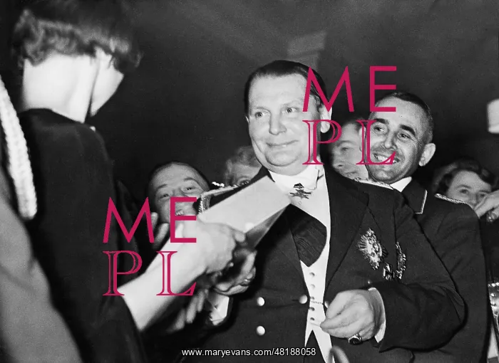 : Hermann Goring at the ball of the aviators, 1936 : Hermann Goring at the ball of the aviators, 1936