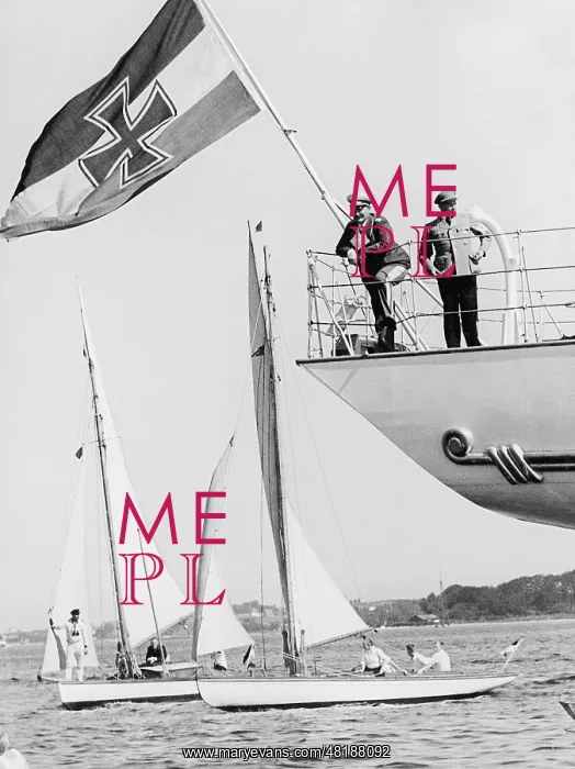 : Hermann Goring on board of the Aviso Grille, 1935 : Hermann Goring on board of the Aviso Grille, 1935