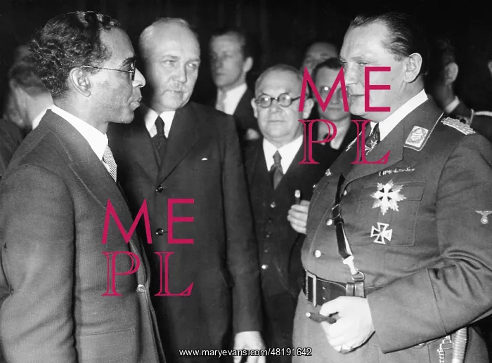 : Hermann Goring in a conversation with Mr. Millard, 1934 : Hermann Goring in a conversation with Mr. Millard, 1934