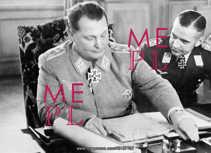 : Hermann Goring and Hans Jeschonnek : Hermann Goring and Hans Jeschonnek