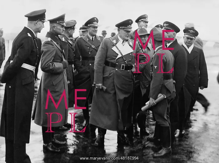 : Hermann Goring, Johannes Blaskowitz, Karl Bodenschatz and Fr : Hermann Goring, Johannes Blaskowitz, Karl Bodenschatz and Fr