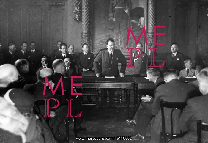: Hermann Goring, in a speech before the representatives of t : Hermann Goring, in a speech before the representatives of t