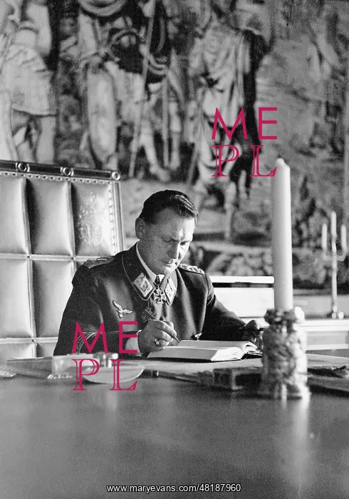 : Hermann Goring in his study, 1940 : Hermann Goring in his study, 1940