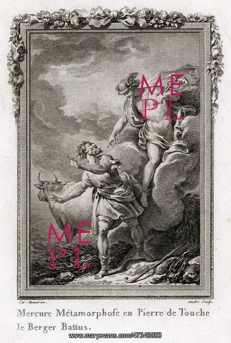 : HERMES AND BATTUS : HERMES AND BATTUS