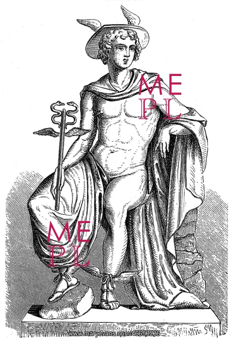 : Hermes, (lat. Mercurius), Greek deity, messenger : Hermes, (lat. Mercurius), Greek deity, messenger