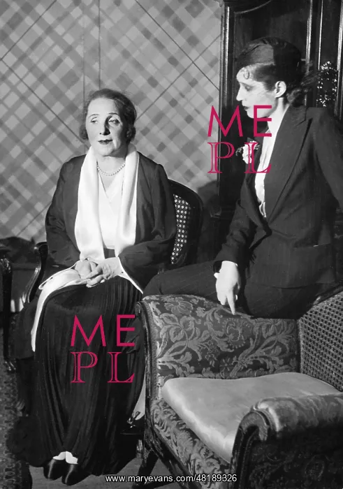 : Hermine Koerner and Gerda Doerr in The First Mrs. Fraser : Hermine Koerner and Gerda Doerr in The First Mrs. Fraser